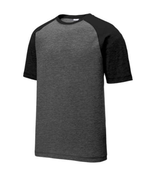 men's raglan short sleeve t-shirt sport tek