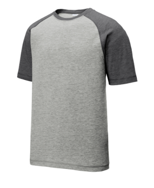 men's raglan short sleeve t-shirt sport tek