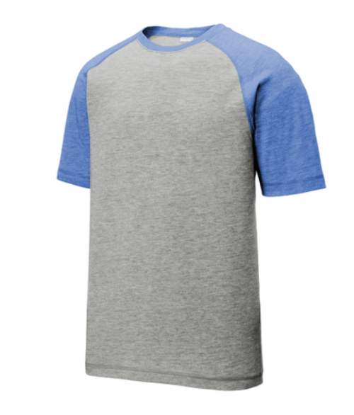 men's raglan short sleeve t-shirt sport tek