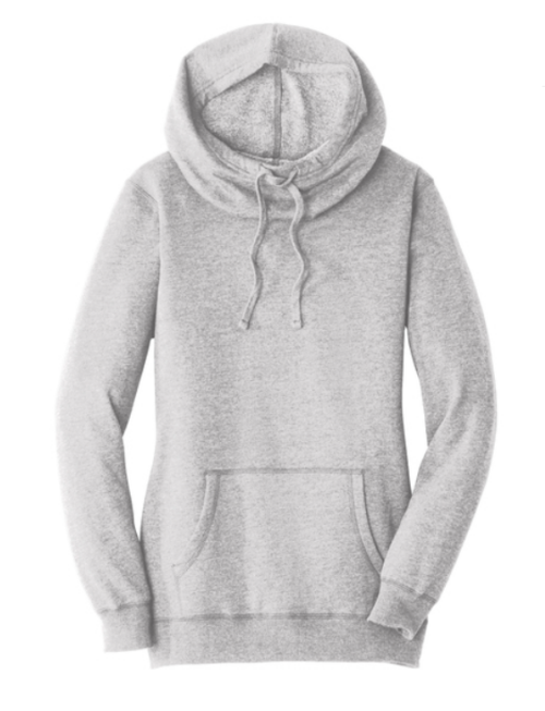 district women's lightweight fleece hoodie