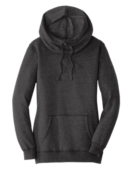 district women's lightweight fleece hoodie