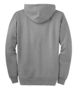 Port & Company men's tall fleece full zip hoodie