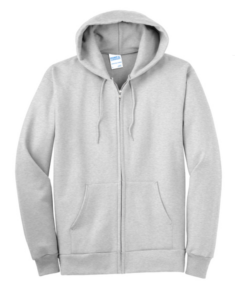 Port & Company men's tall fleece full zip hoodie