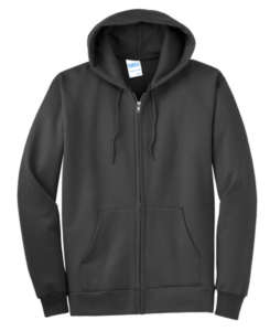 Port & Company men's tall fleece full zip hoodie