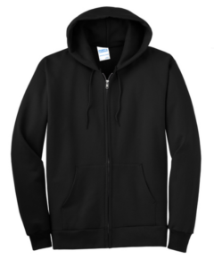 Port & Company men's tall fleece full zip hoodie
