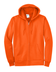 Port & Company men's tall fleece full zip hoodie