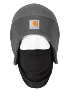 2-in-1 fleece hat and face mask