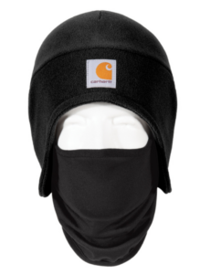 2-in-1 fleece hat and face mask
