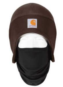 2-in-1 fleece hat and face mask