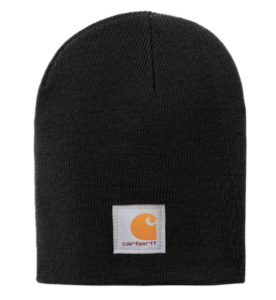 acrylic rib knit beanie