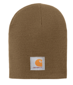 acrylic rib knit beanie