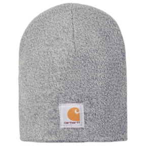 acrylic rib knit beanie