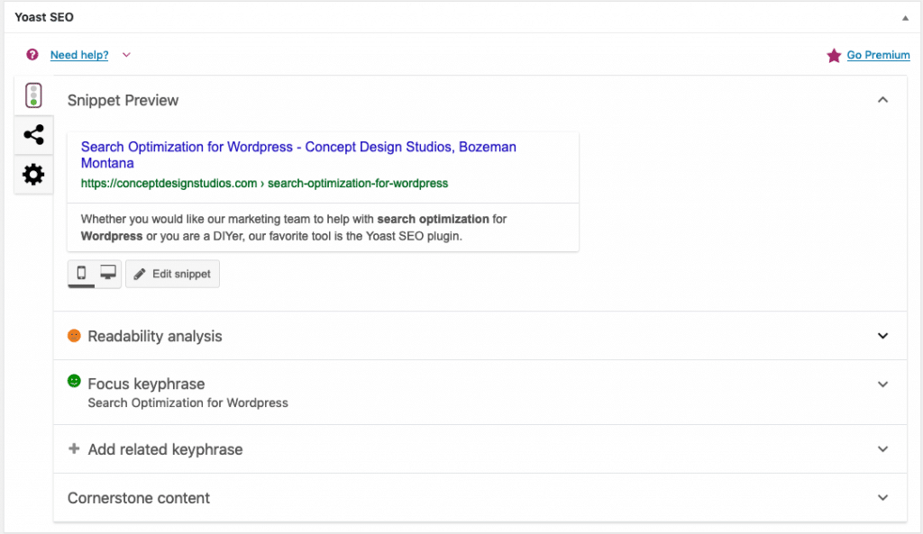 Search Optimization for WordPress with Yoast