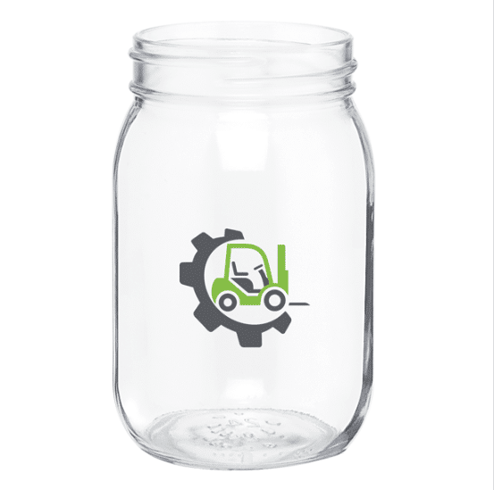 Clear Mason Jar - Image 2